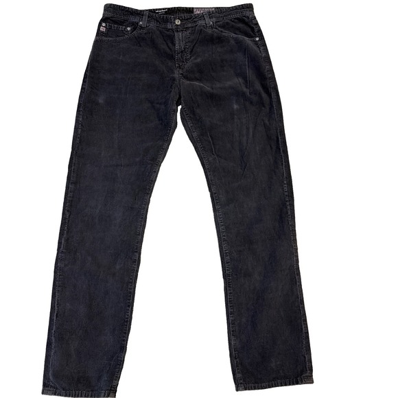 Ag Adriano Goldschmied Other - AG Adriano Goldschmied The Graduate Pants Mens 36x34 Gray Corduroy Tailored Leg